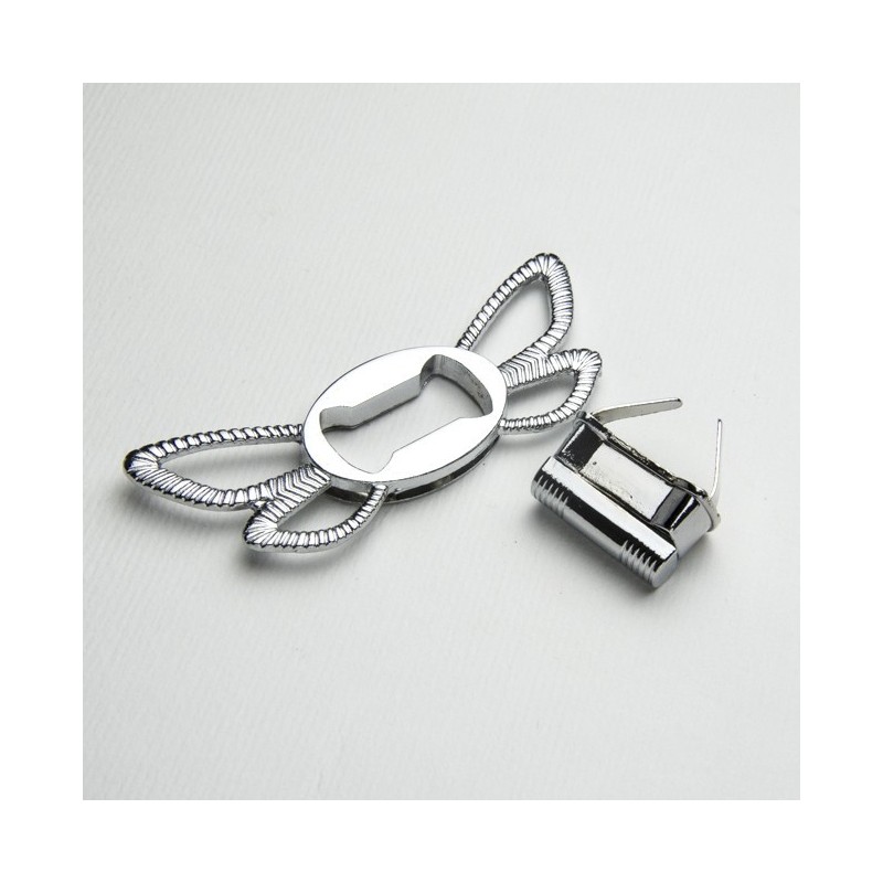 Cerniera Chiusura Clic Clac Rettangolare Argento Per Borse, Prym - Foto 4