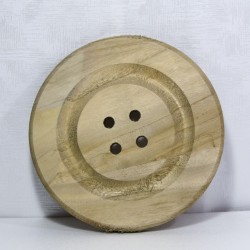 Bottone in legno D24Cm