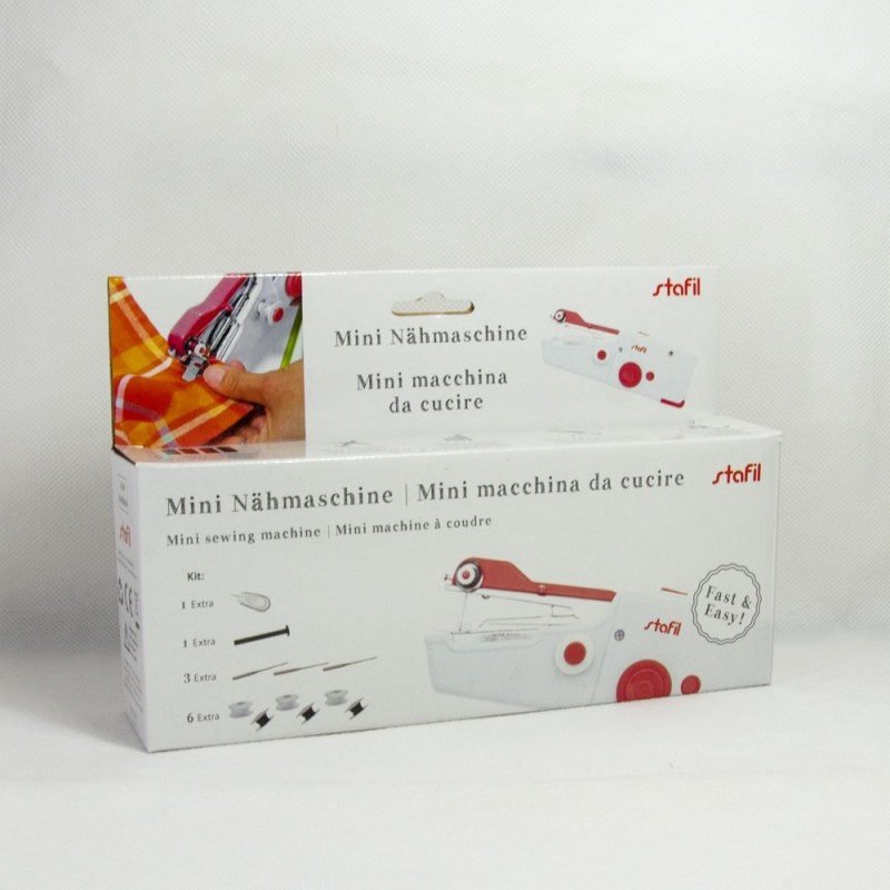 Macchina Da Cucire Portatile - Mini Cucitrice Per Tessuti, Ideale Per Viaggi E Casa - Foto 6